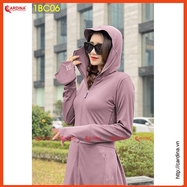 Áo Chống Nắng Nữ CARDINA Dáng Dài Liền Thân 2 Lớp Chất Thun Lạnh Cao Cấp Chính Hãng Hàng Hè 2021 | BigBuy360 - bigbuy360.vn
