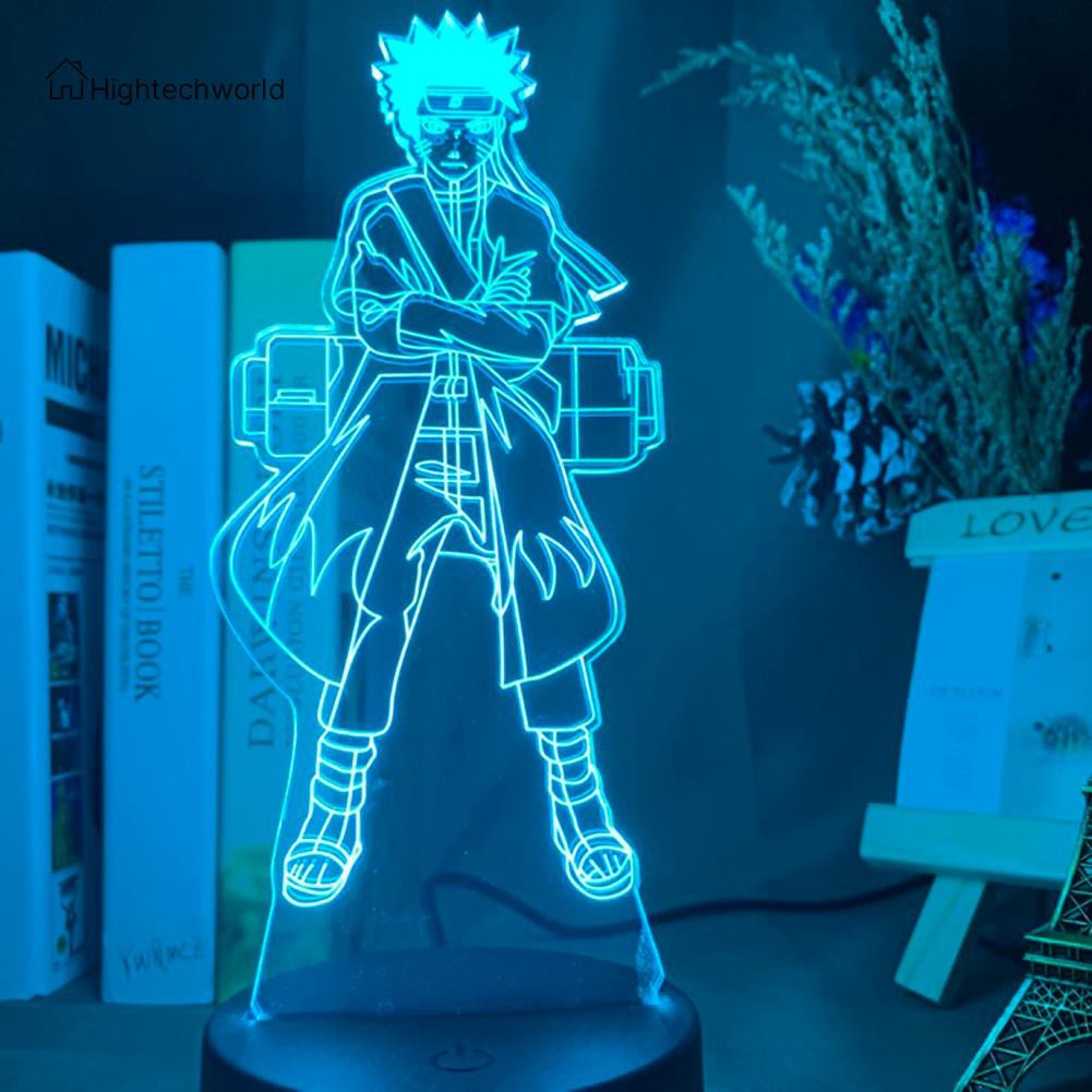 Đèn Led 3d 7 Màu Hình Nhân Vật Anime Độc Đáo