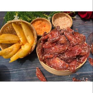 Cóc chẻ lát sấy cay - sấy chanh muối 500gr