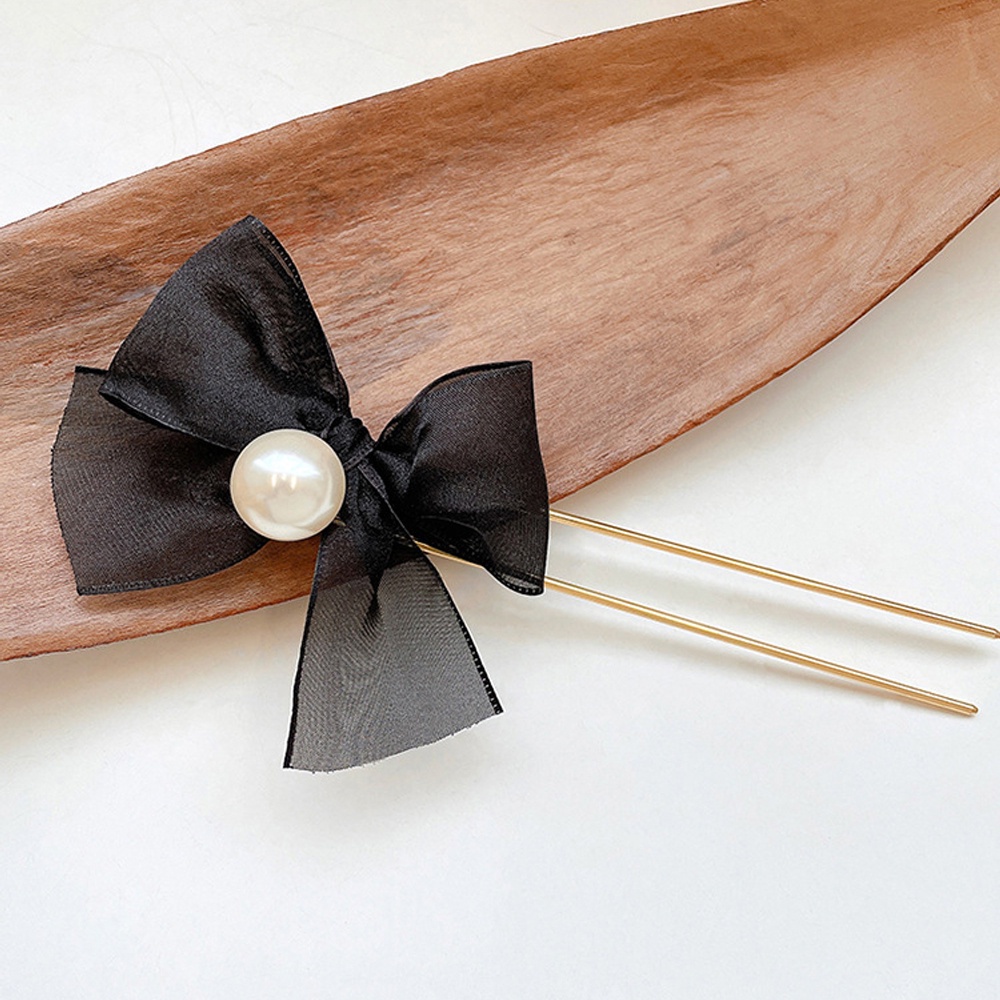 Trâm Cài Tóc Chữ U Đính Ngọc Trai Thời Trang Dành Cho Cô Dâu