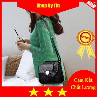 [ hàng mới về ] TÚI ĐEO CHÉO NỮ DA MỀM - T60746