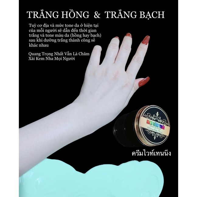 Kem body trắng da SÂM THÁI 250GR dành riêng cho da ngâm đen