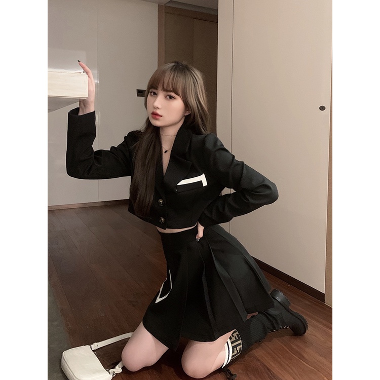 Set bộ vest sơ mi tay dài Emilyshop