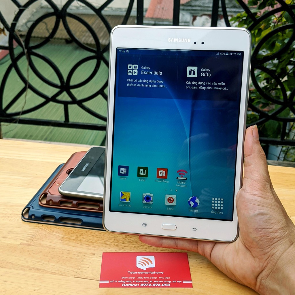 Máy tính bảng Samsung Galaxy Tab A 8.0 RAM 2GB T357T 4G WIFI  có bao da kính cường lực | BigBuy360 - bigbuy360.vn