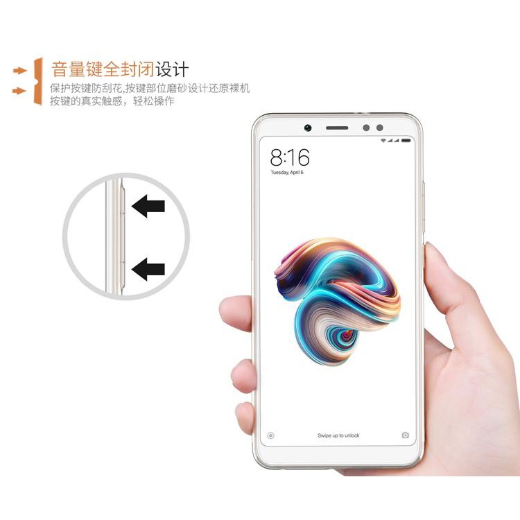 Ốp Lưng Silicon Nillkin Cho Xiaomi Redmi Note 5 Pro (Trong Suốt)