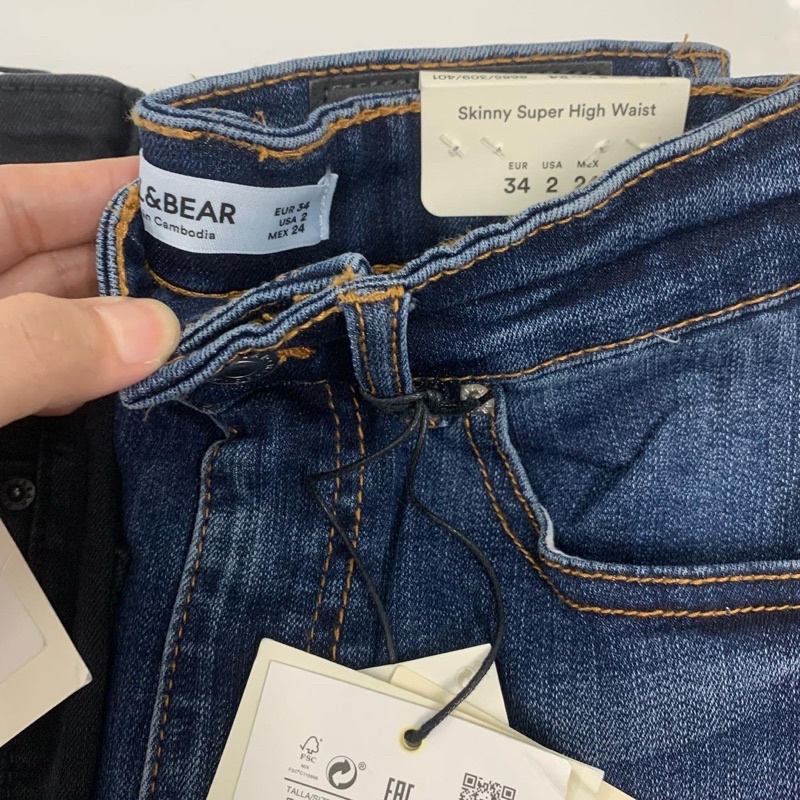[FREESHIP + ẢNH THẬT] Quần skinny jean P&amp;B au tuồn