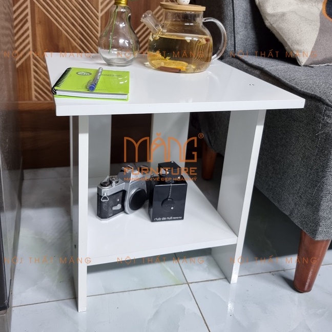 Bàn sofa phòng khách, bàn trà mặt gỗ chữ nhật, tab đầu giường kiểu dáng chắc chắn, mẫu bt05