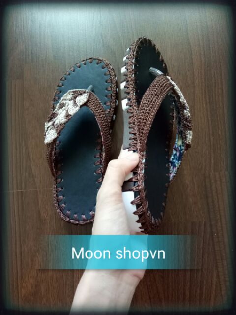 Dép kẹp lá nữ handmade