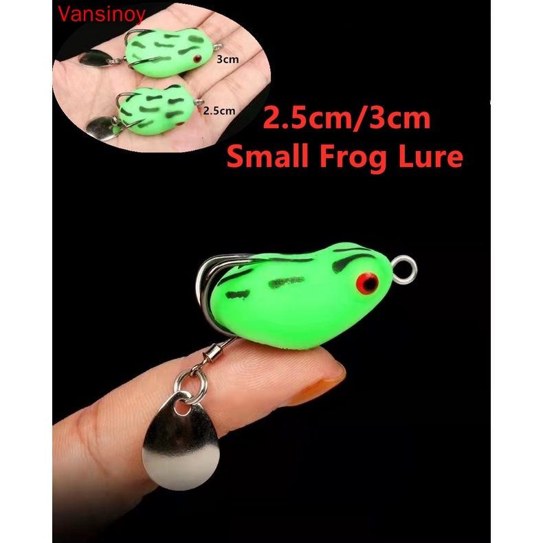 mồi giả Mồi Câu Cá Giả Hình Con Ếch 2.5cm 3.2g/ 3cm 4.2g Super Frog Lure Mồi giả câu cá lóc FATRENDCB