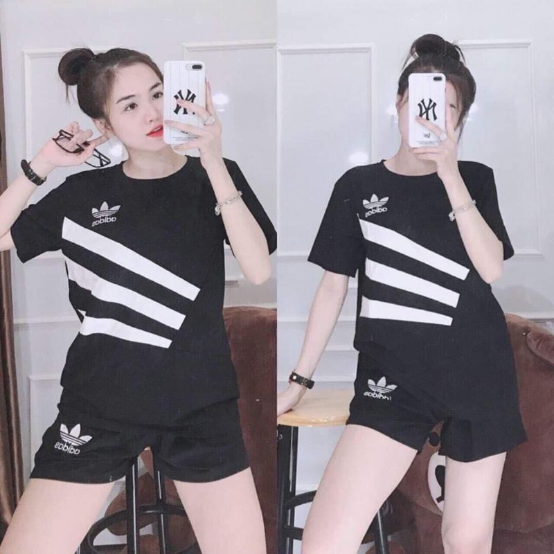 Đồ bộ đùi. chất thun cotton 4 chiều dày mịn
