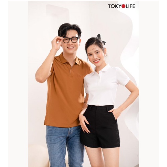 Áo Polo Nam Cotton Cao Cấp, Basic Sang Trọng Lịch Lãm TOKYOLIFE dáng ôm I7POL800I