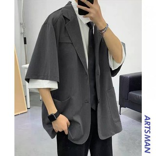 Áo Blazer tay lỡ Jack Lane