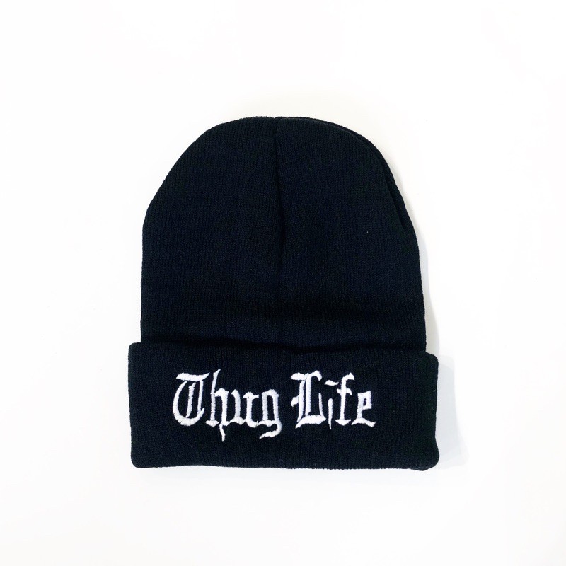 Mũ len beanie Thug life