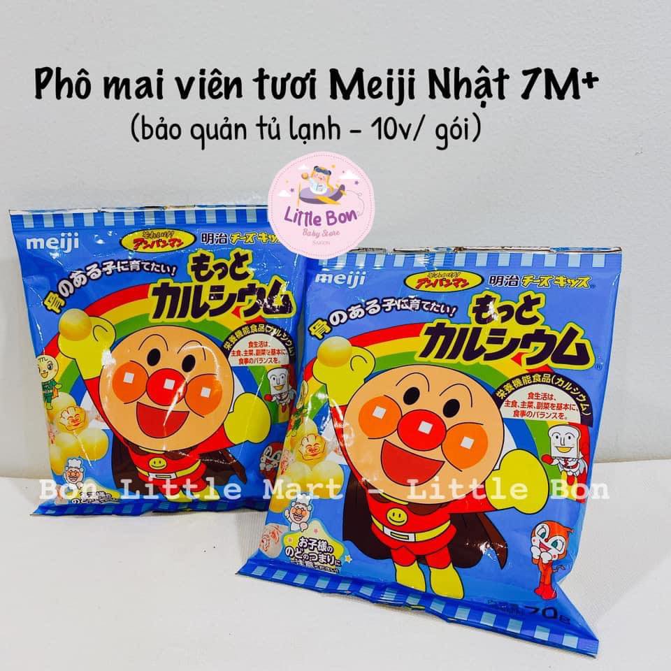 Phô mai viên tươi Meiji Nhật 70gr bay air_Date 01.07.2024