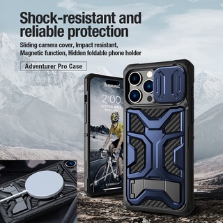 Ốp lưng iPhone 14 Pro Max Nillkin Adventurer Pro Ống kính trượt Bảo vệ máy ảnh ốp lưng Cho iPhone14 Plus