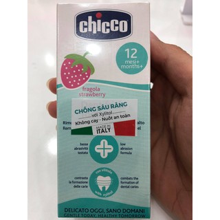 Kem đánh răng hương dâu cho bé chicco