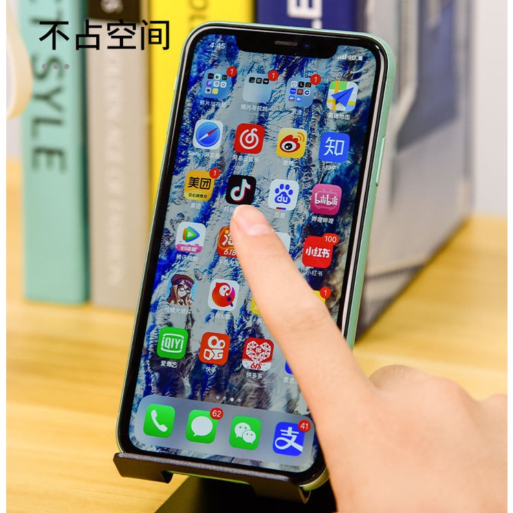 Giá Đỡ Điện Thoại, Iphone, Máy Tính Bảng Hợp Kim Nhôm Cao Cấp Để Bàn KHÔNG LẬT, KHÔNG TRƯỢT, CHẮC CHẮN