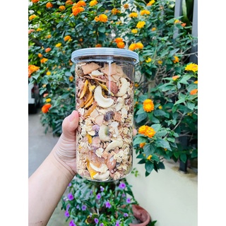 500g ngũ cốc granola ăn kiêng không đường, siêu hạt, siêu ngon, siêu thơm - ảnh sản phẩm 6