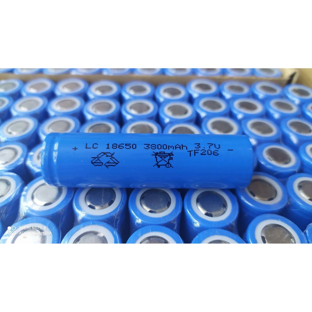 Cell Pin 18650 3800Mah 3.7V xanh dương