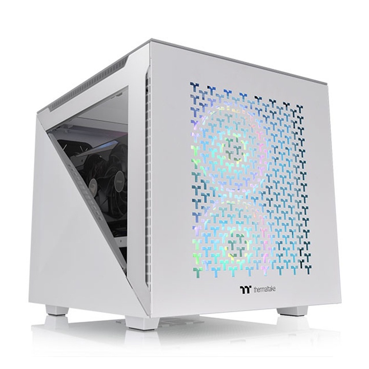 Vỏ case Thermaltake Divider 200 TG Air Snow Hàng chính hãng