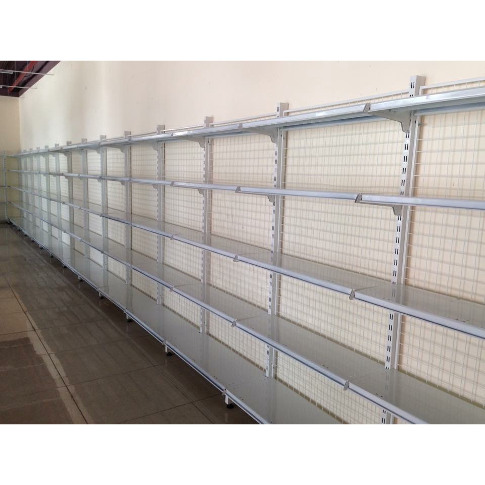 Kệ sắt đa năng để hàng 4 tầng, trưng bày sản phẩm cho cửa hàng lắp ghép thông minh kiểu dáng hiện đại chịu tải trọng cao