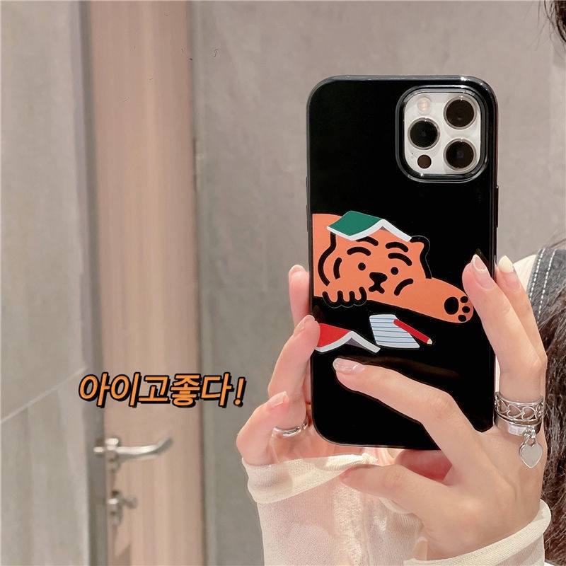 Ốp Điện Thoại Hình Hổ Hoạt Hình Dễ Thương Cho Iphone14 11 12 13 PRO MAX