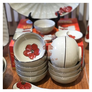 SET 10 BÁT CƠM BÁT TRÀNG - VẼ TAY