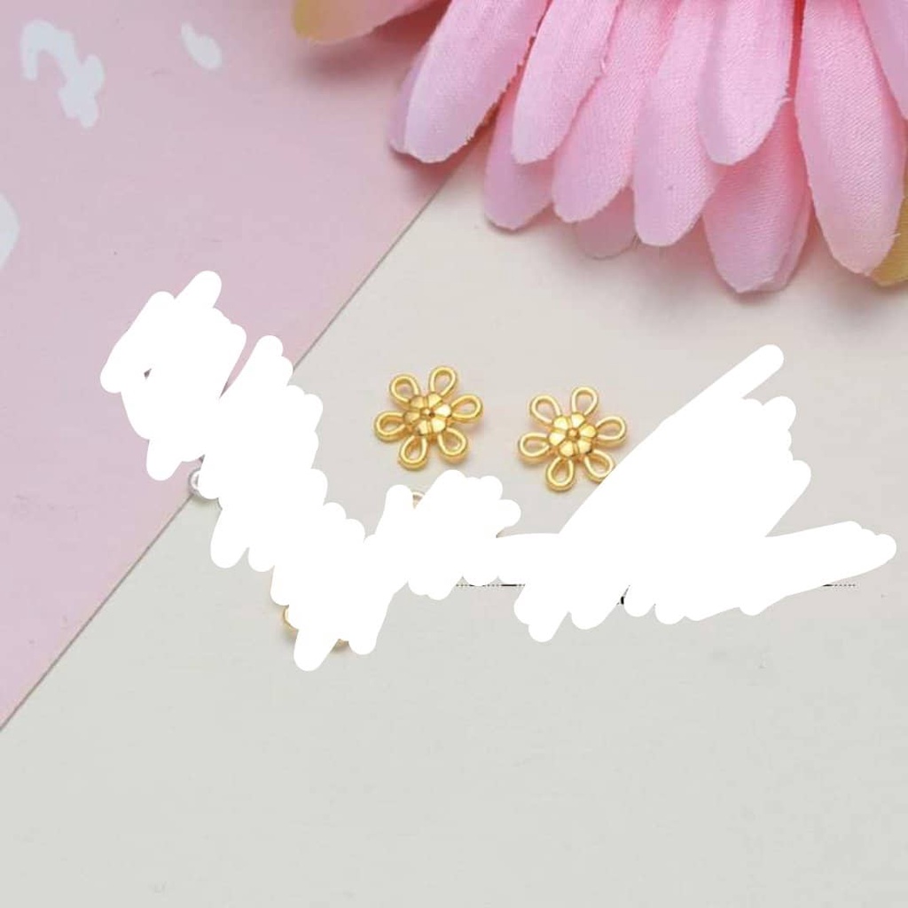 (10 cái)Phiến treo hoa 10mm, Nguyên liệu làm trang sức cổ trang, Nguyên liệu diy