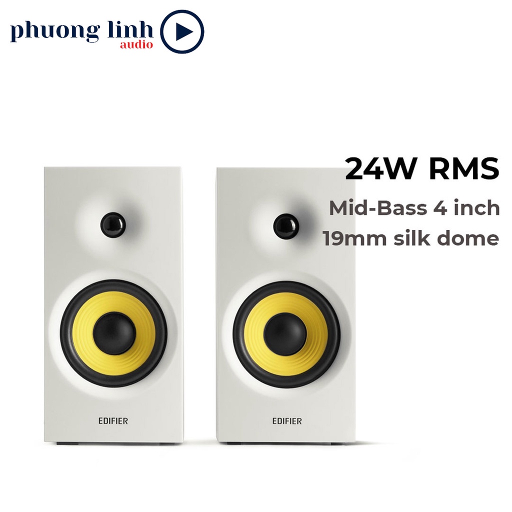 Loa bluetooth EDIFIER R1080BT Loa vi tính công suất 24W Xử lý tín hiệu số DSP Bass driver 4 inch Hàng chính hãng