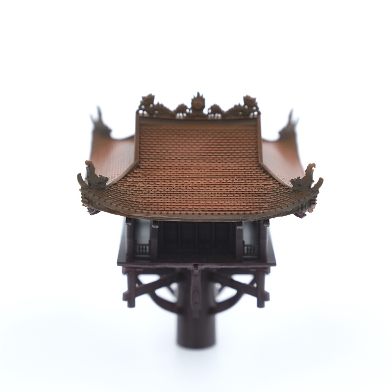 Mô hình kiến trúc Việt: Chùa Một cột - VDS0205- Sưu tầm,trang trí,bán cạn,terrarium,non bộ,bonsai