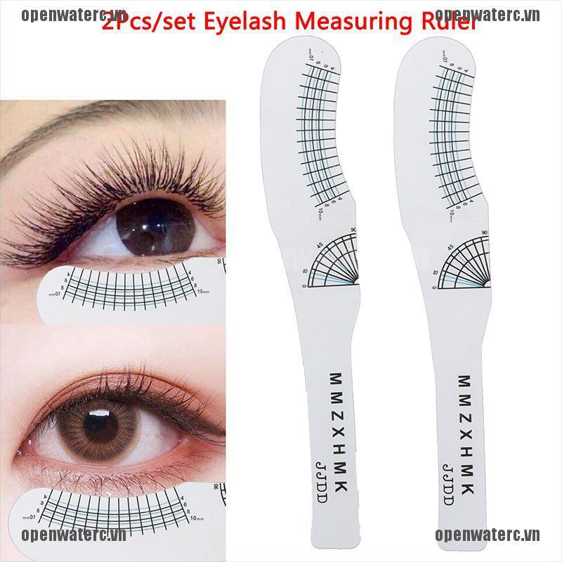 Bộ 2 Thước Đo Dùng Để Nối Mi Trước Và Sau Khi Nối Mi
