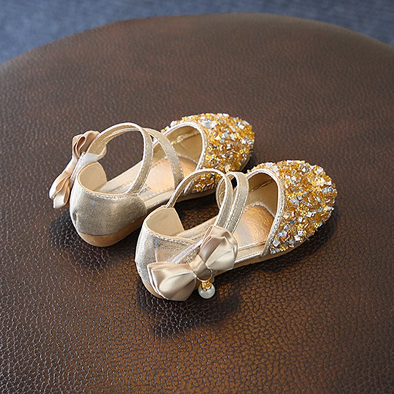 Đôi giày sequin bít mũi đính sequin lấp lánh cho bé gái
