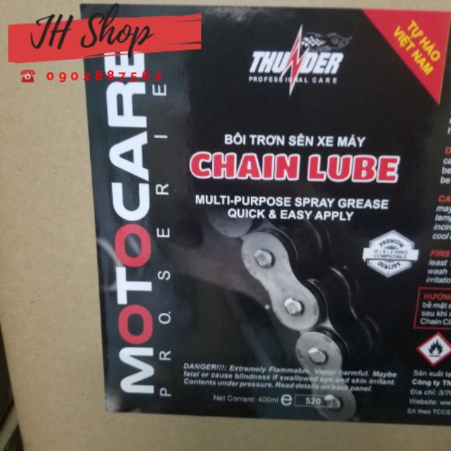 Chai bôi trơn sên xe máy Thunder Chain Lube