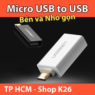 Đầu chuyển đổi otg micro usb sang usb ugreen
