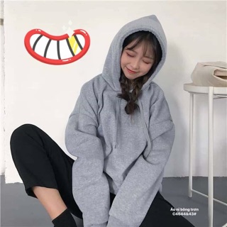 Áo nỉ hodei trơn có mũ -C