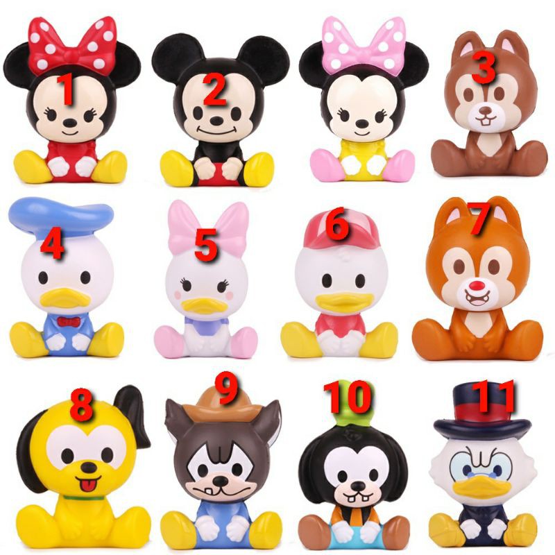 squishy chính hãng Disney chậm tăng và mềm bb chính hãng k hoàn lại