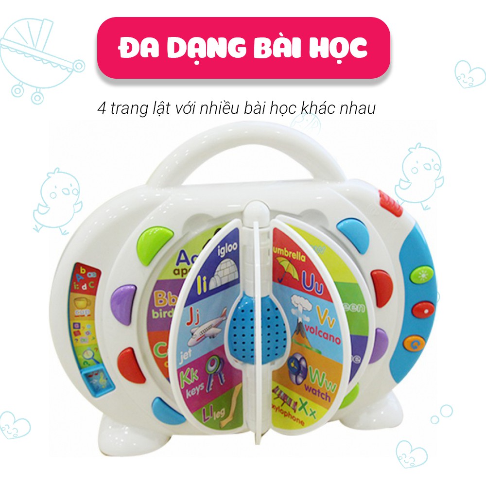 Đồ chơi phát triển ngôn ngữ - giáo dục sớm cho bé -Máy học tiếng anh thông minh luyện từ vựng cho bé  Winfun - 2267