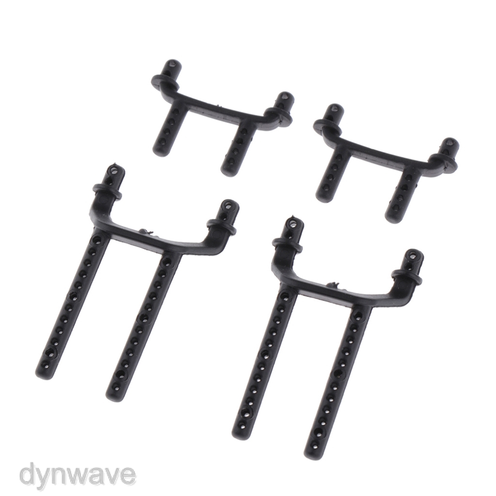 Bộ 4 Khung Thân Trước / Sau Màu Đen Chuyên Dụng Cho Mô Hình Xe Đồ Chơi 1: 28 RC Wltoys K989