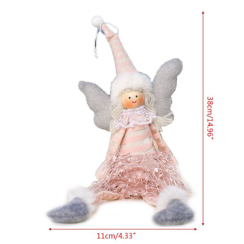 Búp Bê Thiên Thần Nhồi Bông Trang Trí Cây Thông Giáng Sinh