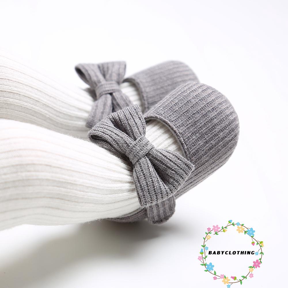 Giày sneaker mềm mại phối nơ thời trang dành cho bé gái