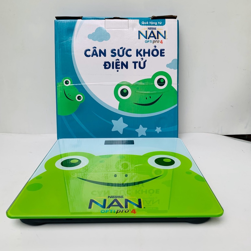 CÂN ĐIỆN TỬ CAO CẤP HÌNH ẾCH XANH  có kèm cáp sạc