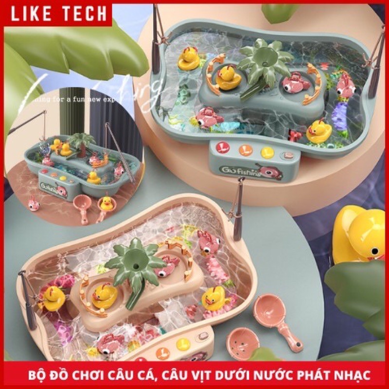 Bộ đồ chơi câu cá- câu vịt dưới nước cho bé