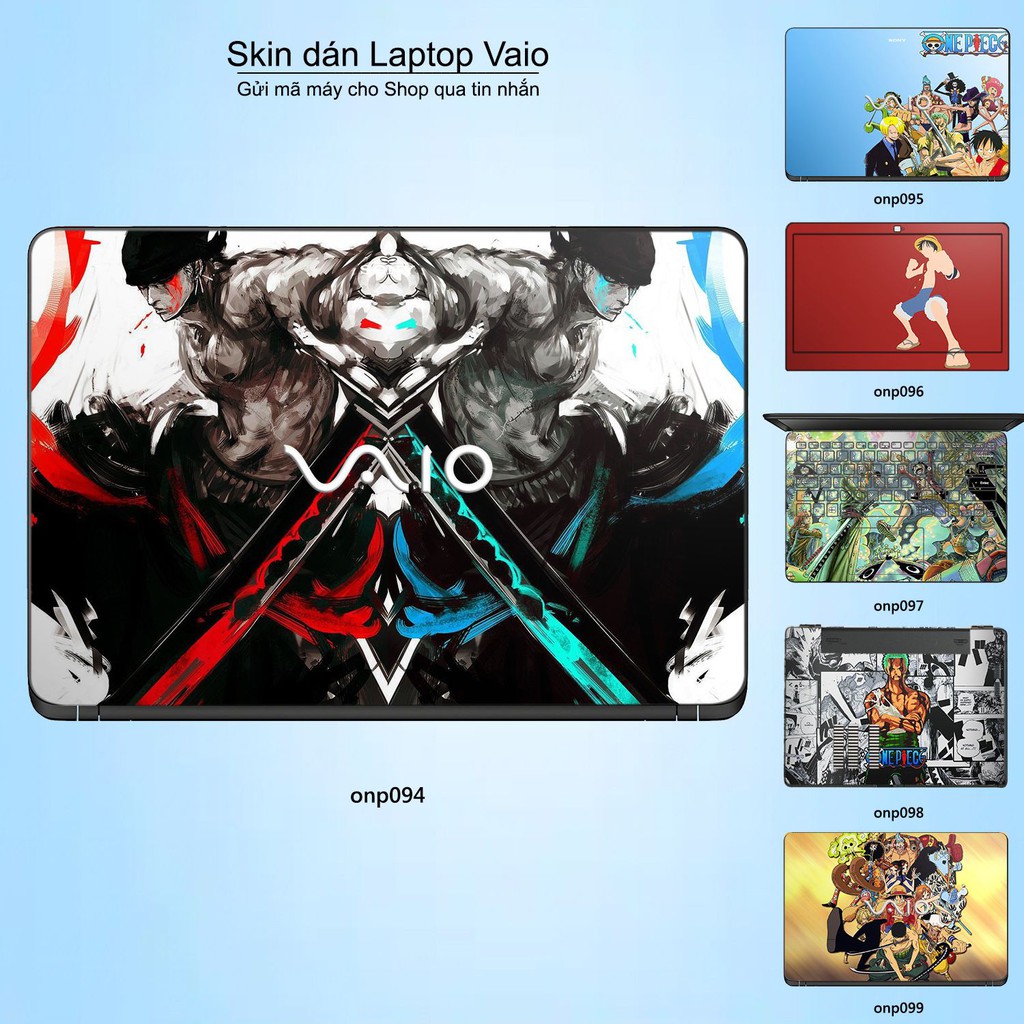 Skin dán Laptop Sony Vaio in hình One Piece _nhiều mẫu 9 (inbox mã máy cho Shop)