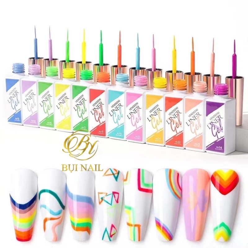 SET CỌ NÉT GEL VENDEENI SỐ 13 ĐẾN 24