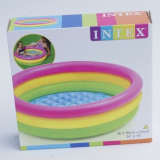 Bể tròn intex cở trung, 3 tầng. Đáy 2 lớp