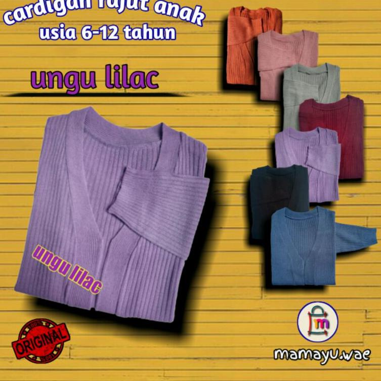 Áo Khoác CARDIGAN Dệt Kim R-32 BELLE /// Trẻ Em Cho Độ Tuổi Từ 6-12 Tuổi 836