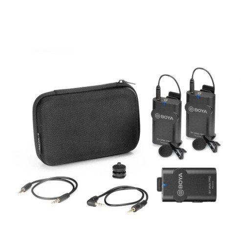 [Chính Hãng] Micro Thu Âm Không Dây BOYA BY – WM4 PRO K2- Dùng Cho Điện Thoại, Camera, Máy Quay Phim