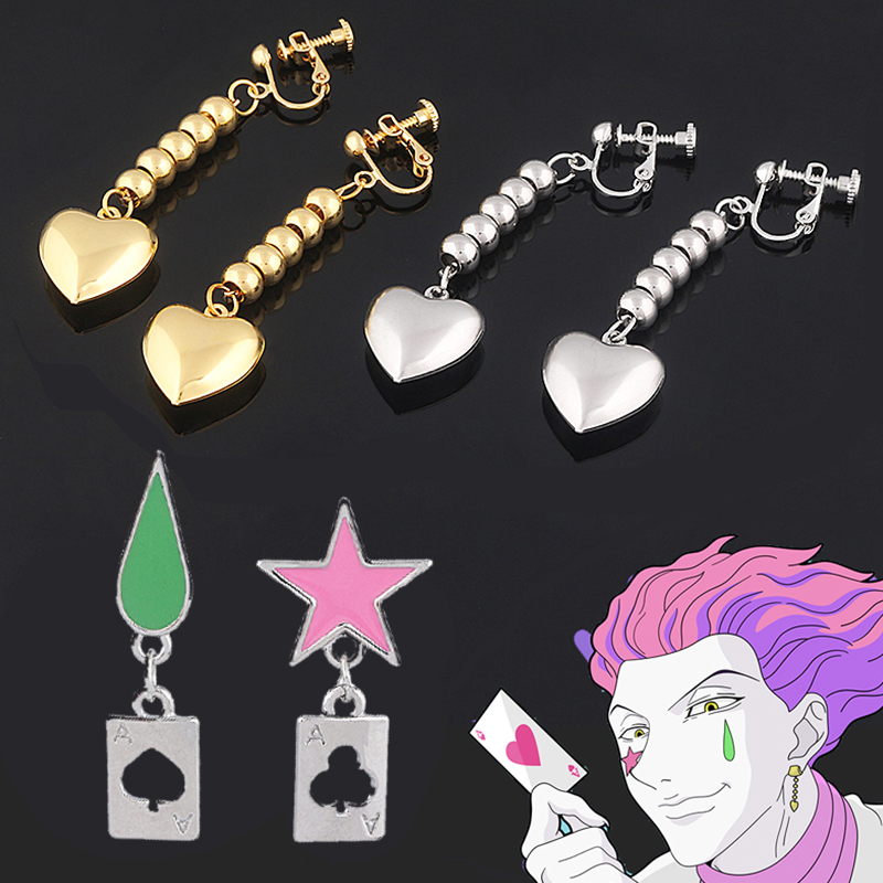 Khuyên Kẹp Vành Tai Màu Vàng Hóa Trang Nhân Vật Anime HUNTER x HUNTER