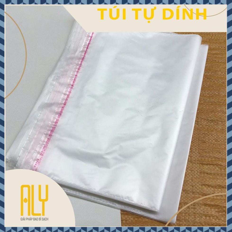 Túi opp dán miệng đóng quần áo, túi opp băng keo loại mờ đóng quần áo đủ size cho shop thời trang _ ALY