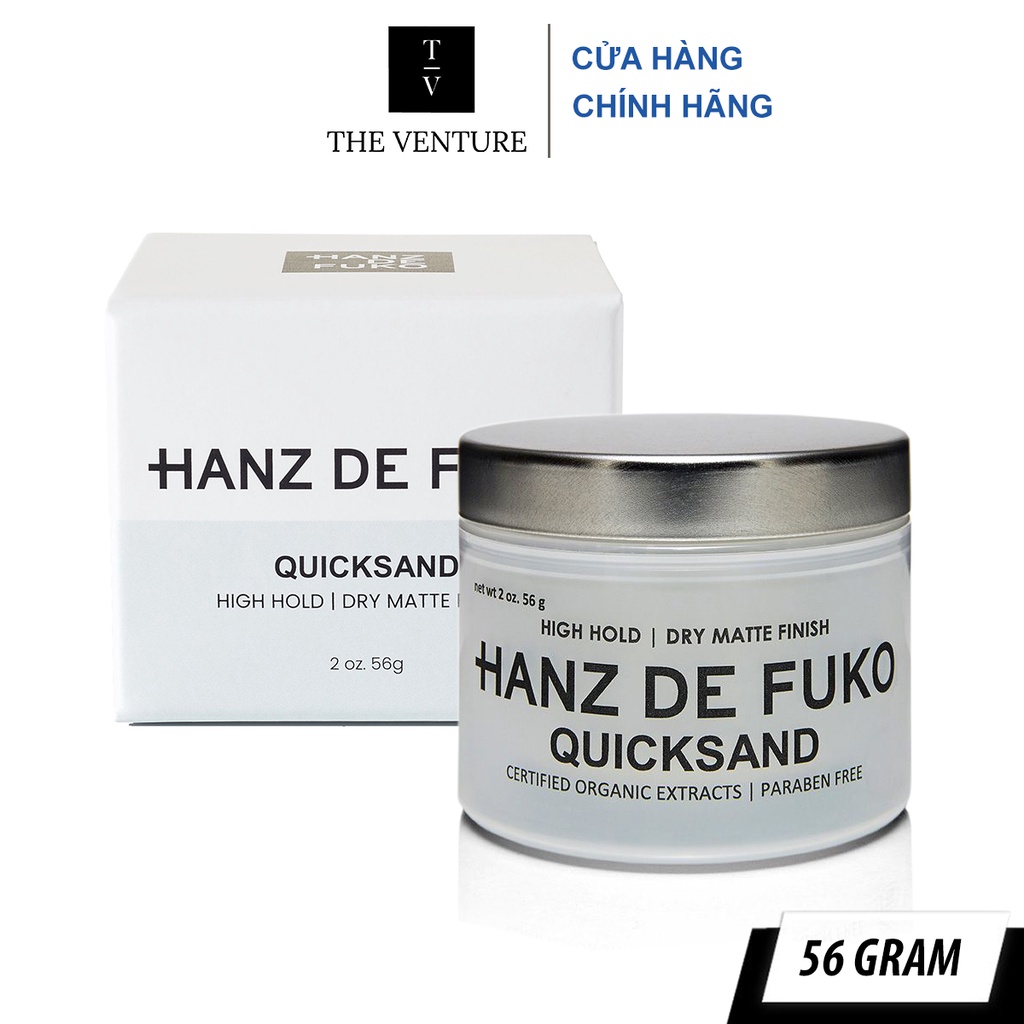 Sáp Vuốt Tóc Nam Hanz De Fuko Quicksand Chính Hãng USA - 56 Gram